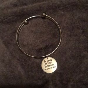 Silver Quote Bracelet